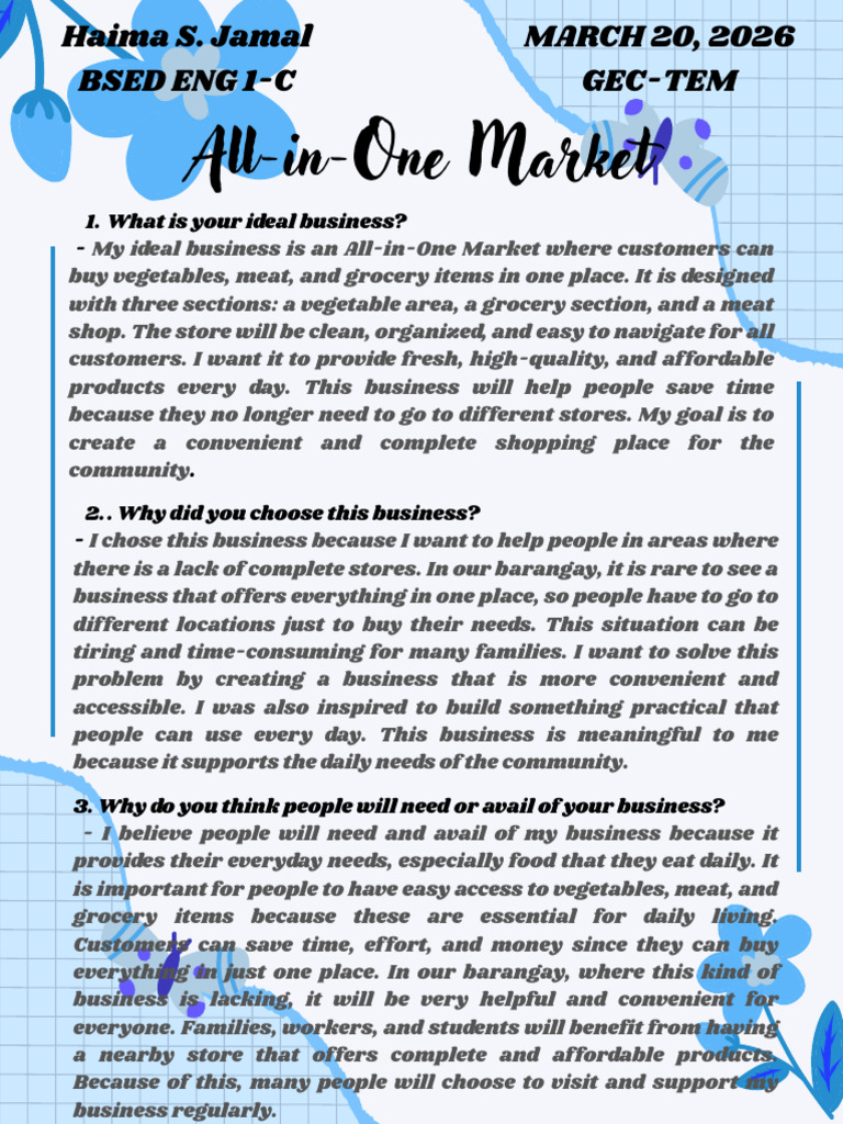 Entrep Explanation | PDF