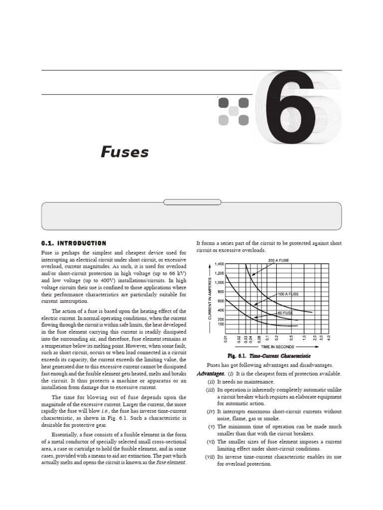 Fuse | PDF | Fuse (Electrical) | Electric Current