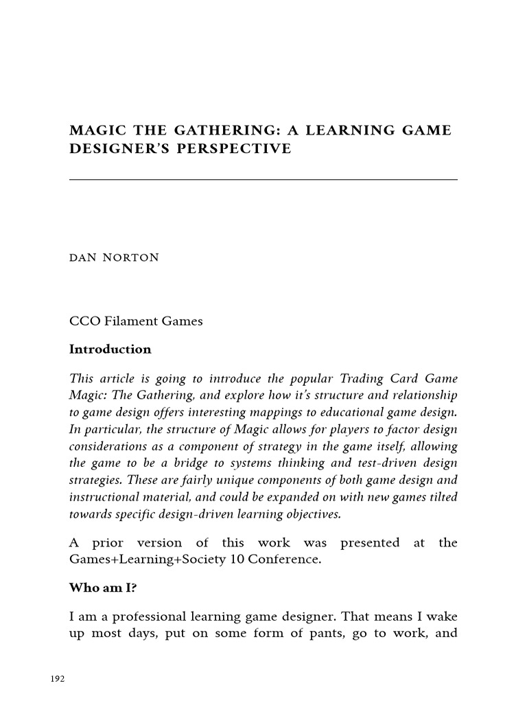 10.magic The Gathering | PDF