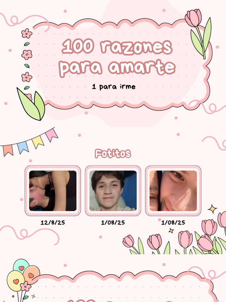 100 Razones para Amarte PDF | PDF