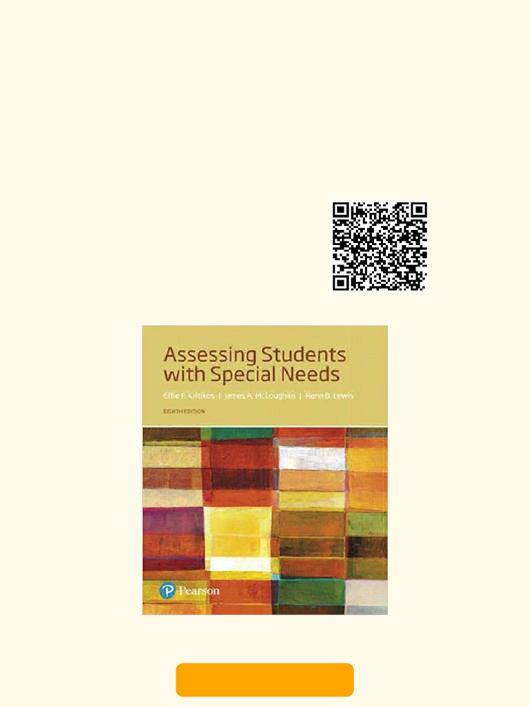 Assessing Students With Special Needs 8th Edition Available Full ...