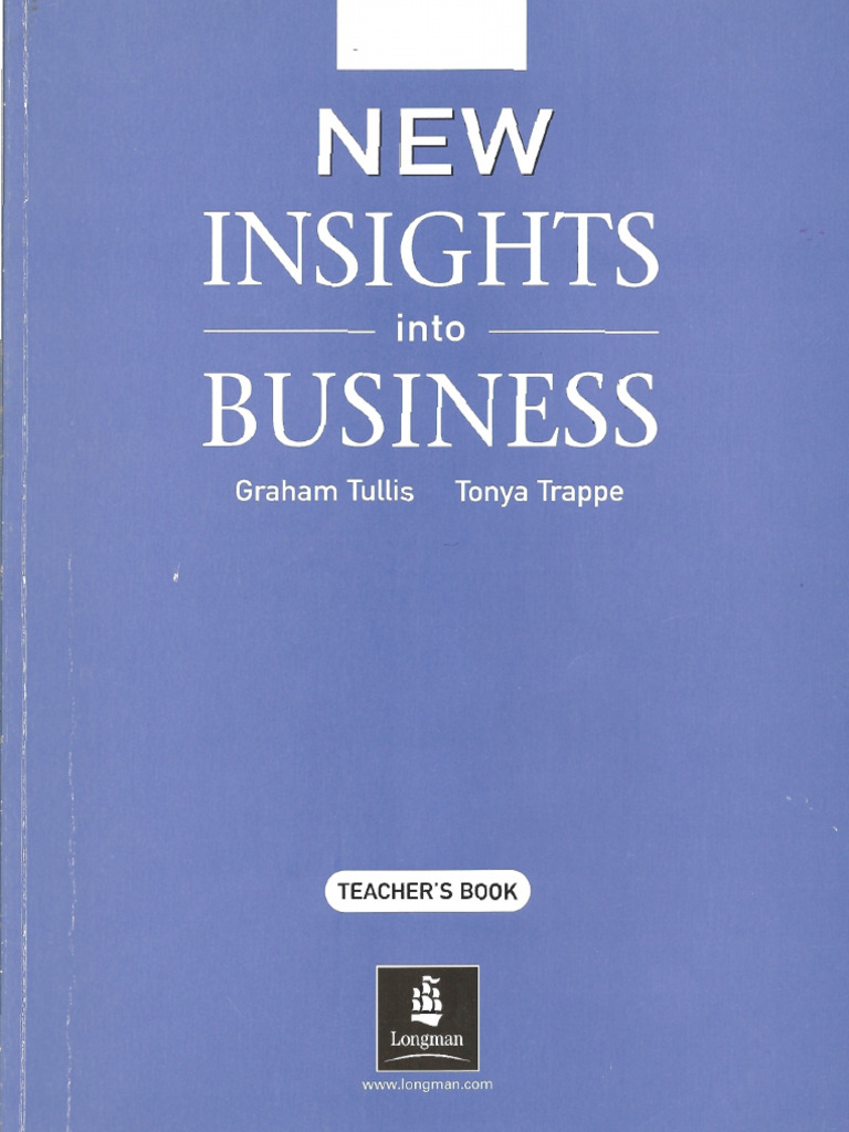 New Insights Into Business Teacherbook Correction | PDF