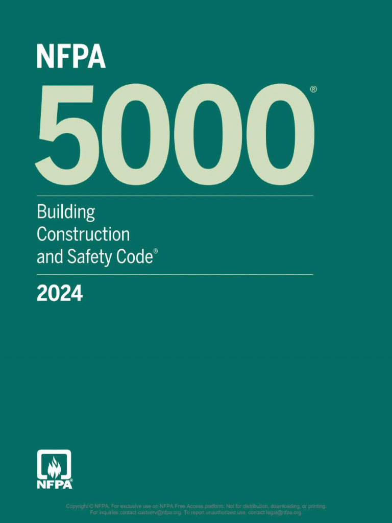 NFPA 5000-2024 Building Construction and Safety Code | PDF