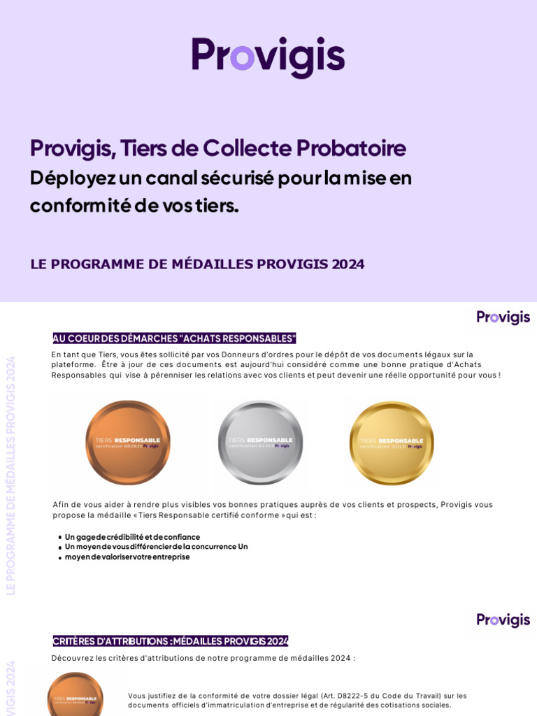Notice Medailles Provigis | PDF