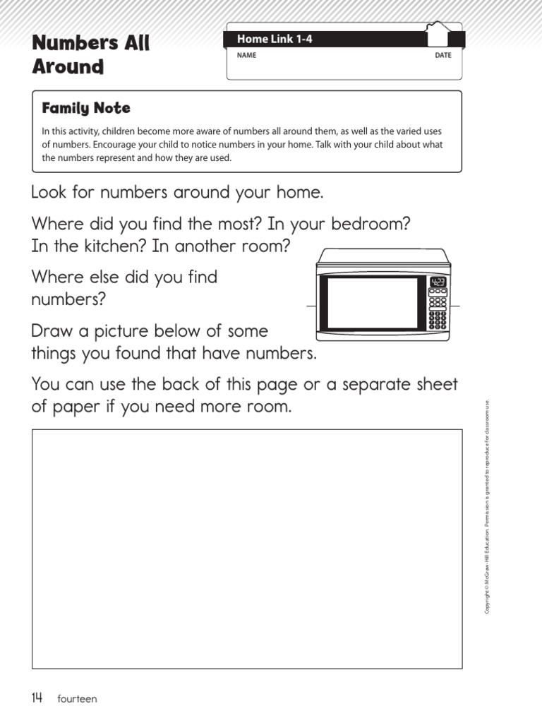 Home Link 1-4 | PDF