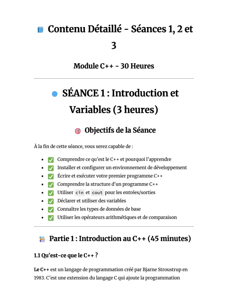 Contenu D Taill Module C | PDF
