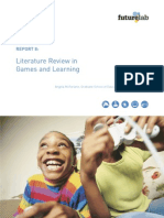 Futurelab - Report 8 - Literature Review in Games and Learning