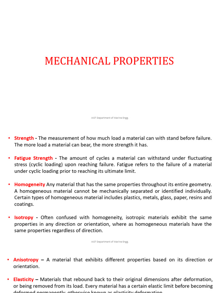 04 - Mechanical Engineering Science - Metals and Alloys | PDF | Heat ...