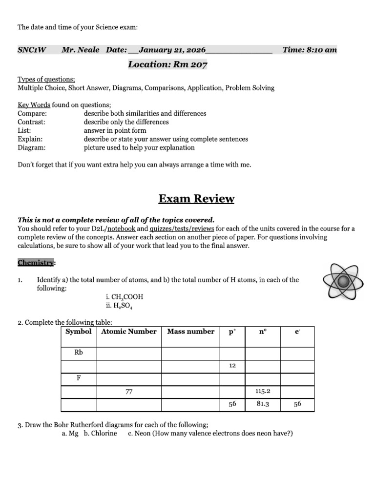 Exam Prep | PDF