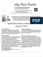 Bulletin For August 4-5 2012