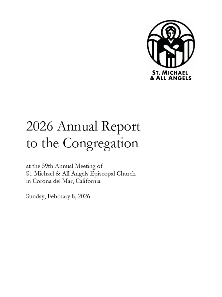 2026 Annual Report 007 ST - Mike - Episcopal - CDM | PDF | Facebook ...