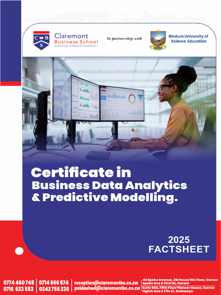 2025 CBS BUSE Data Analytics and Predictive Modelling Certificate ...
