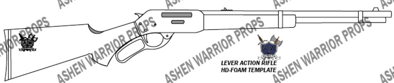 Lever Action Rifle Foam Template | PDF