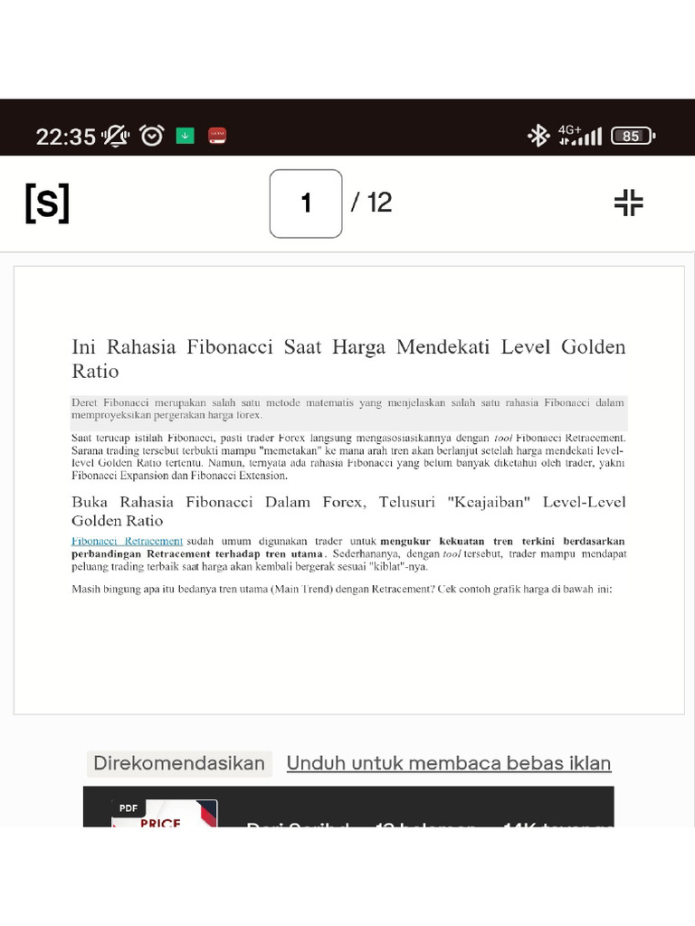 Fibonacci Golden Ratio Rahasia | PDF
