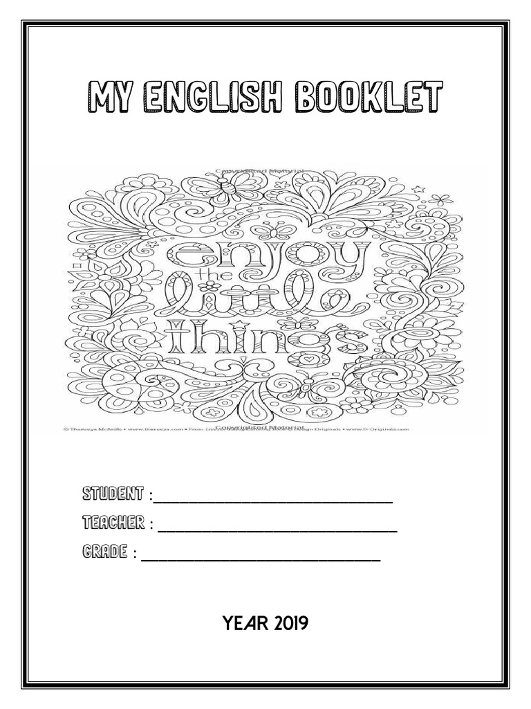 My English Booklet. Beginners | PDF
