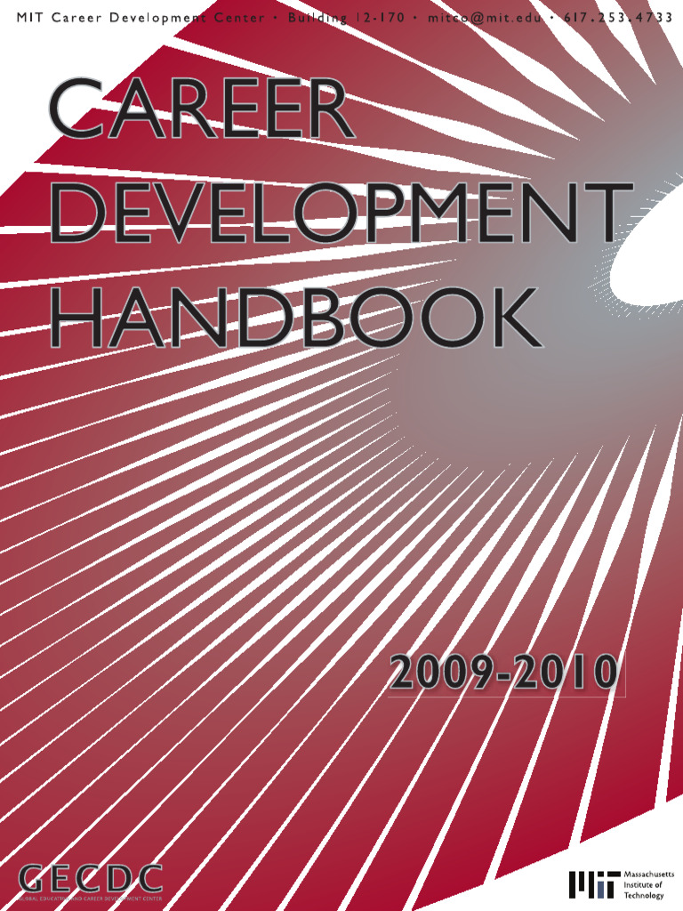 MIT Career Development Handbook | PDF | Résumé | Employment
