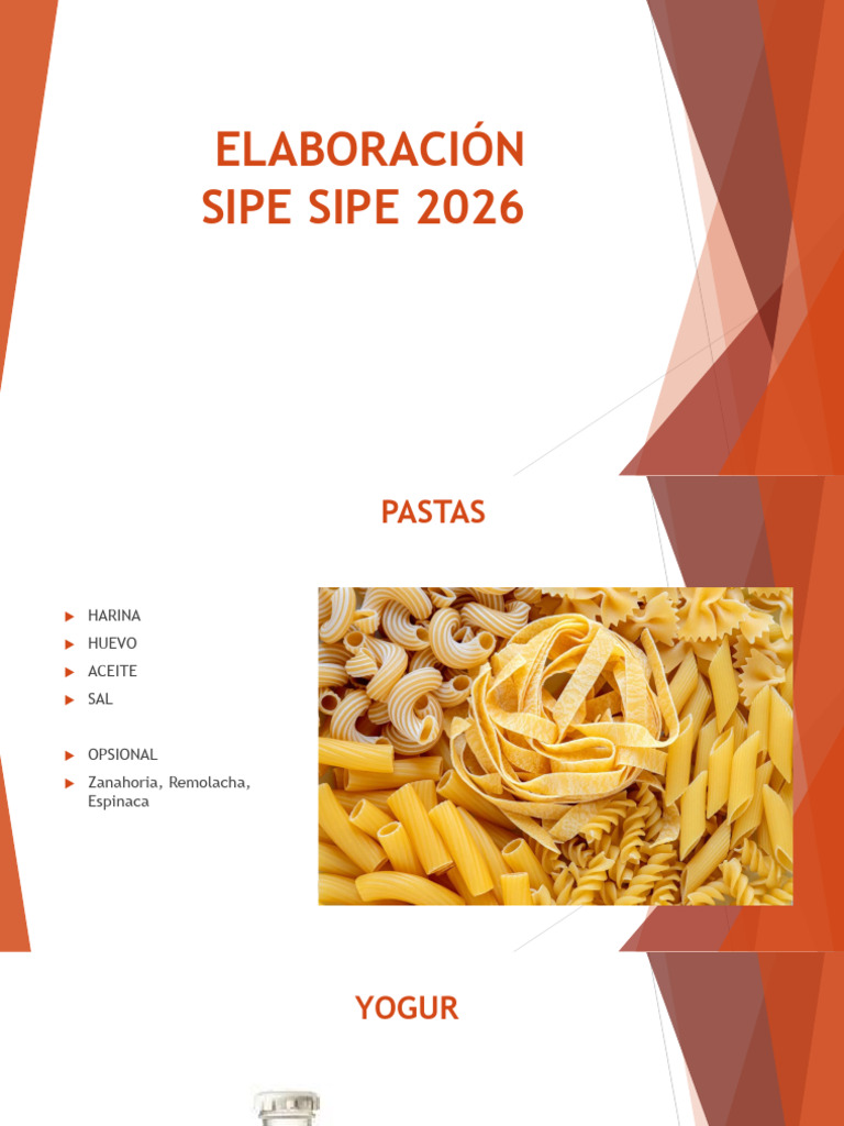 Elaboracion 2026 Sipe Sipe | PDF