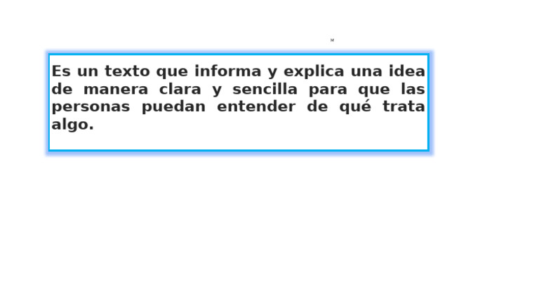Es Un Texto Que Informa y Explica Una Idea de Manera Clara y Sencilla ...