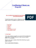 Manual CardSharing (Cliente) Em Prog-Dvb