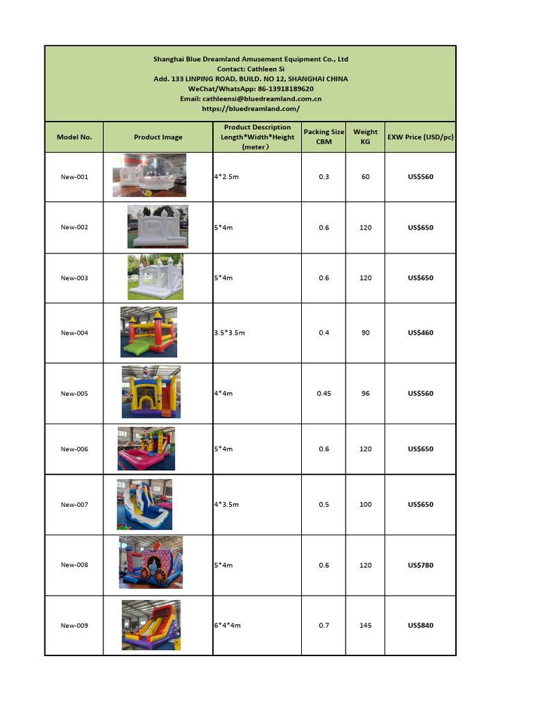 2026 Popular Model Price List | PDF
