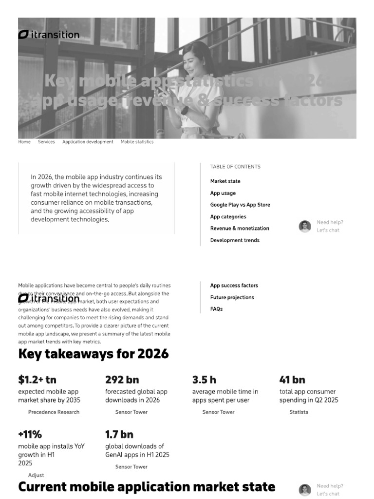 Key Mobile App Statistics For 2026 | PDF