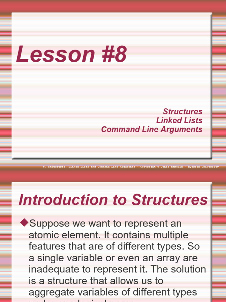 08 Structures | PDF