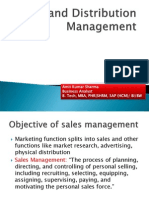 Sales and Distribution Management