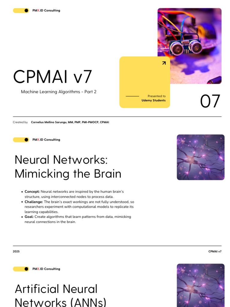 CPMAI+v7+ +07+Machine+Learning+Algorithms+ +part+2 | PDF | Deep ...