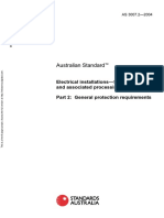 As 3007.2-2004 Electrical Installations - Surface Mines and Associated Processing Plant General Protection Re