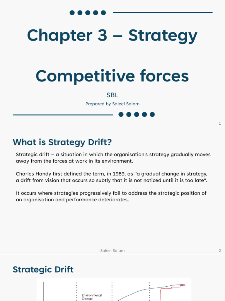 Chapter 3 - Competitive Forces | PDF | Market Segmentation | Marketing