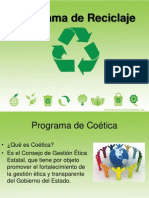 Presentación de Programa de Ecología