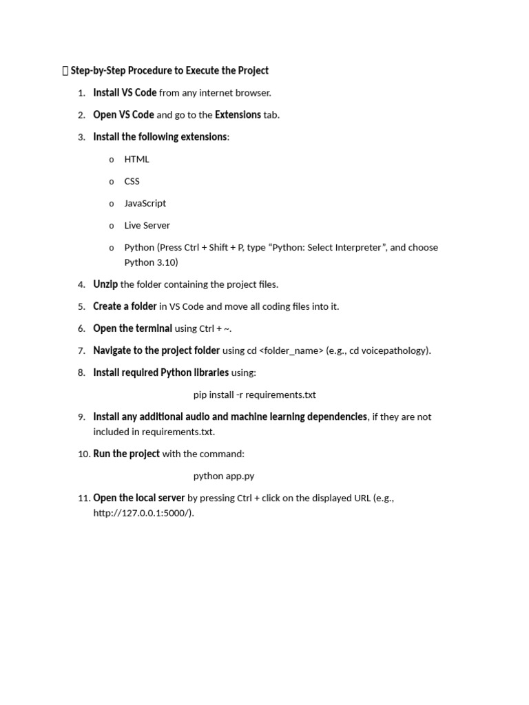 Step by Step Procedure | PDF