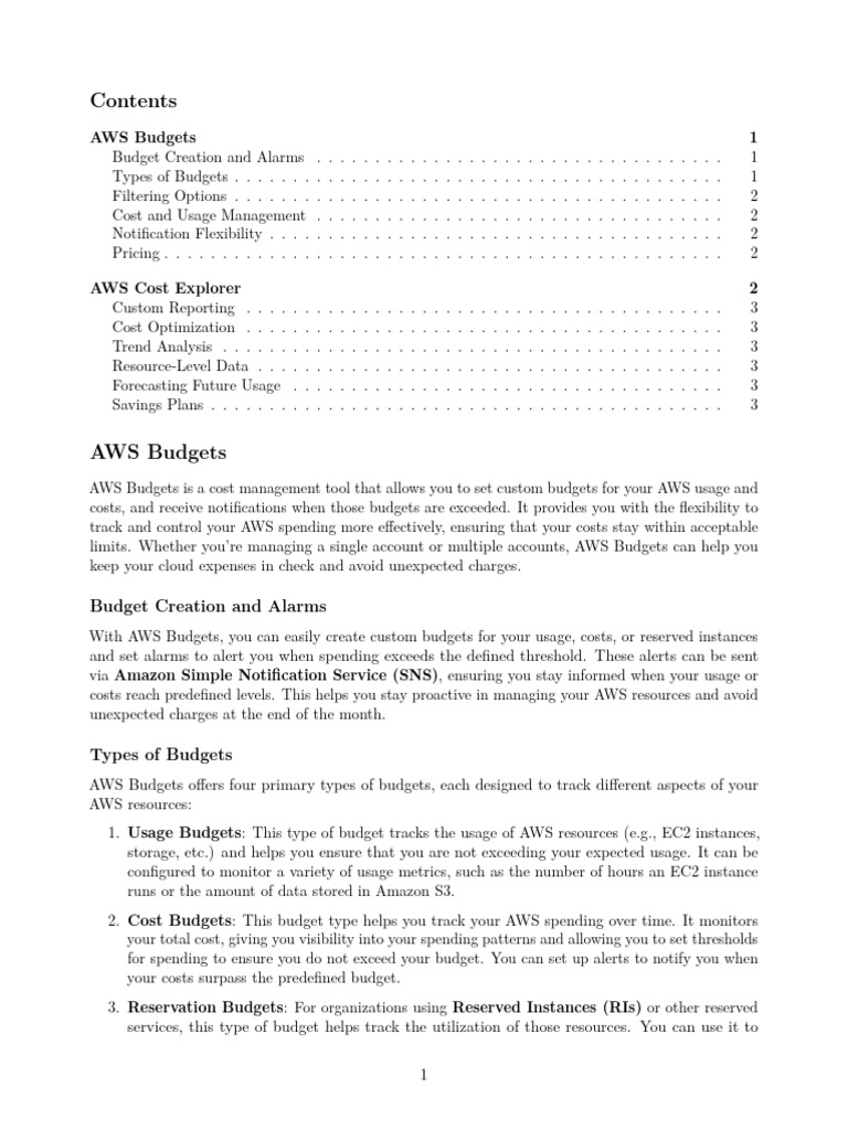 Cloud Financial Management | PDF | Amazon Web Services | Computing