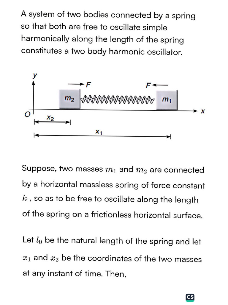 Two Body Oscillation | PDF
