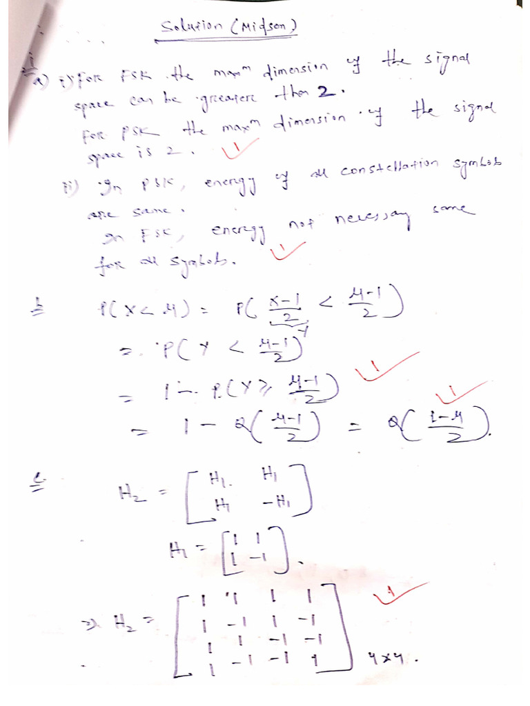 Solution Midsem | PDF