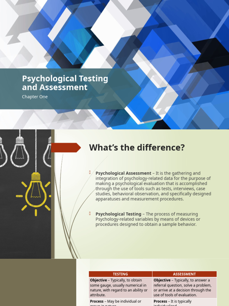 Chapter 1 - Psychological Testing and Assessment - Copy - Tagged | PDF ...