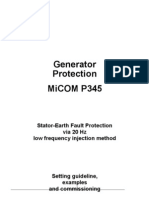 P345 20Hz Stator Earth Fault Application Guide