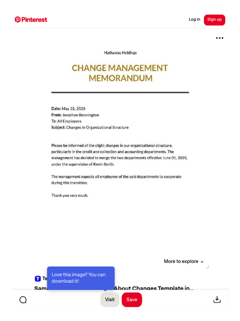 Sample Memo To Employees About Changes Template in Word, Pages, Google ...