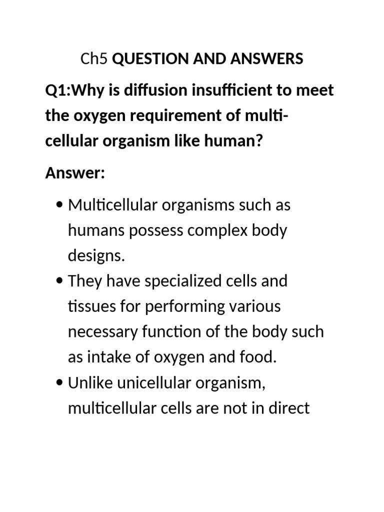 Ch5 Question and Answers | PDF