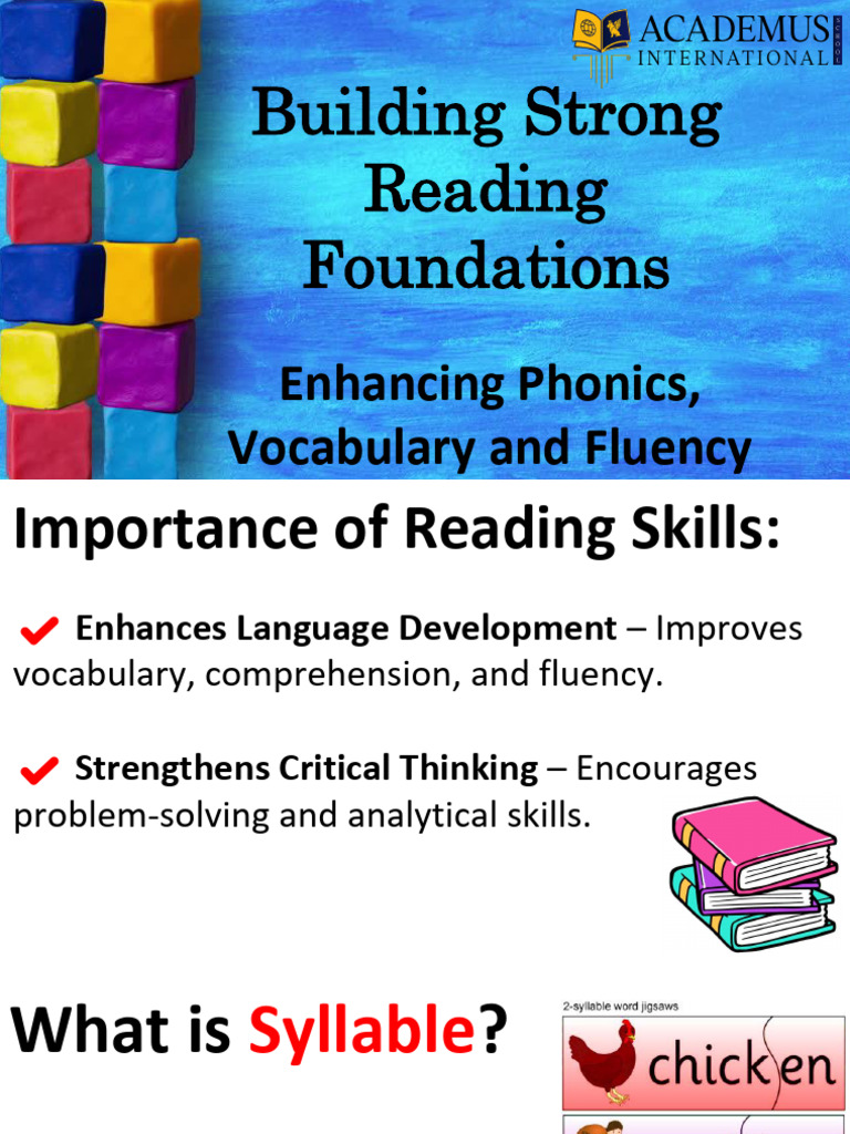 Building Strong Reading Foundations | PDF | Syllable | Phonics