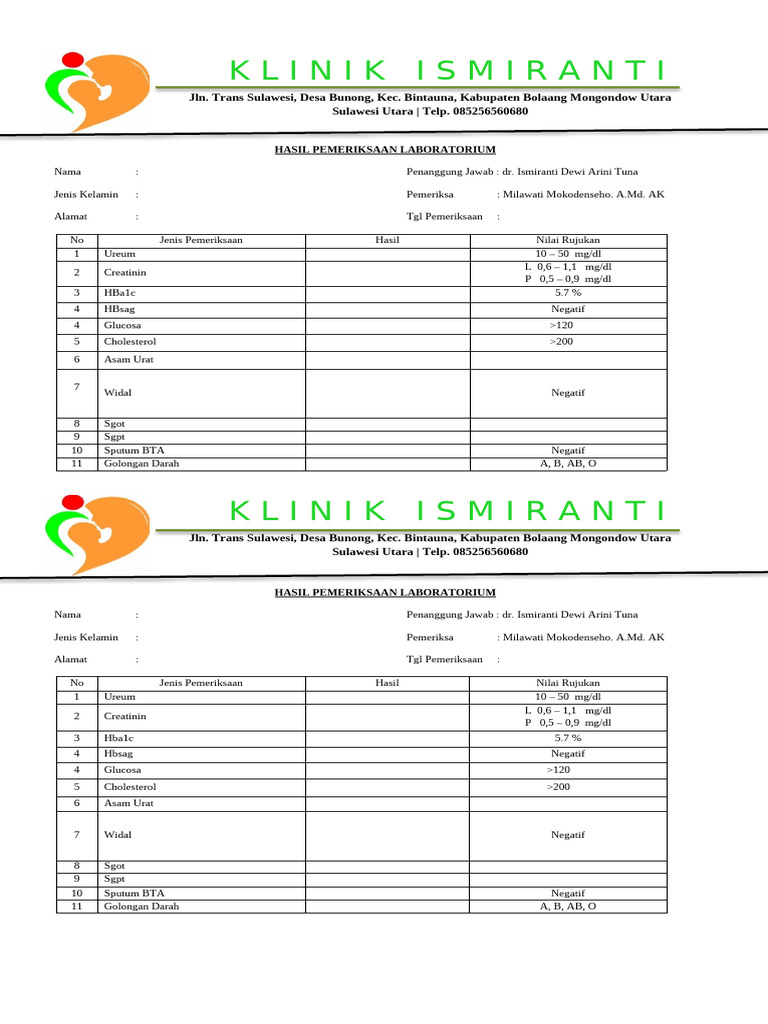Hasil Lab | PDF