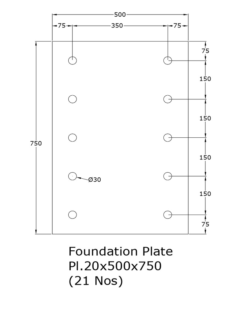 Foundation Plate | PDF