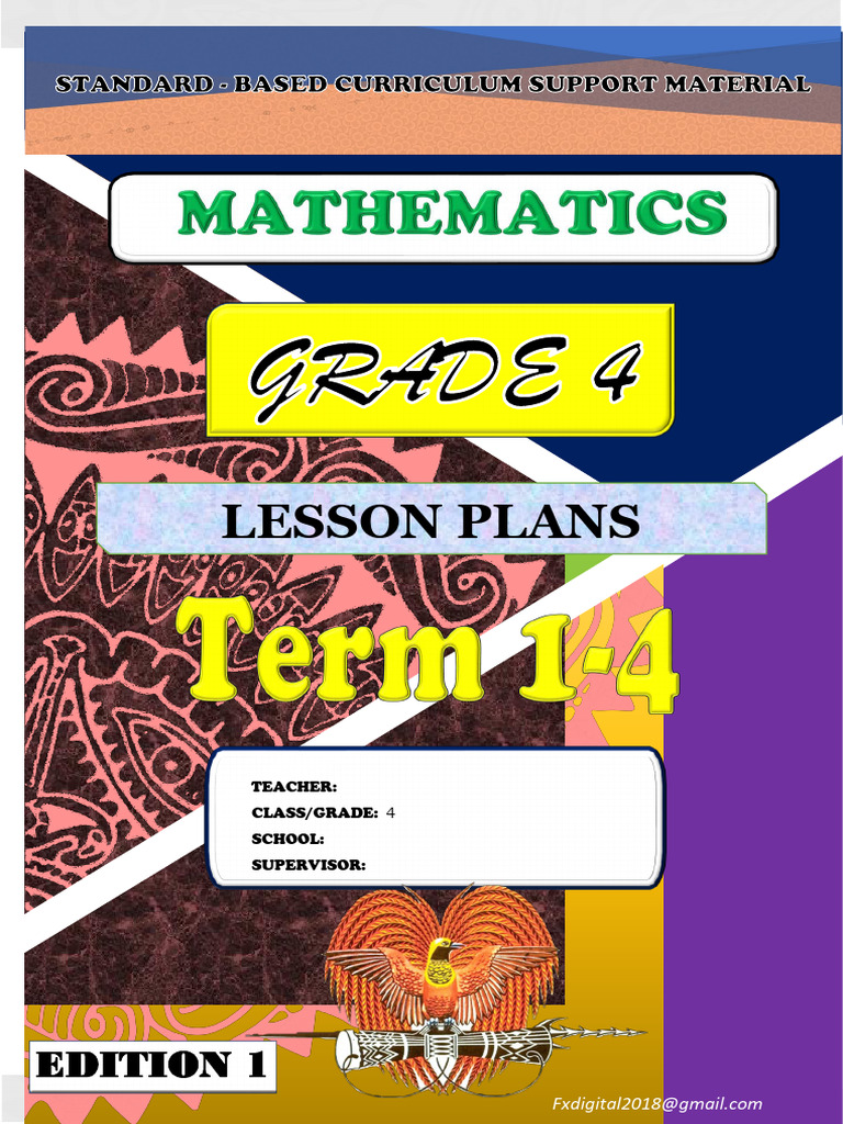 Gr.4 Maths Term 1-4 | PDF | Angle | Lesson Plan