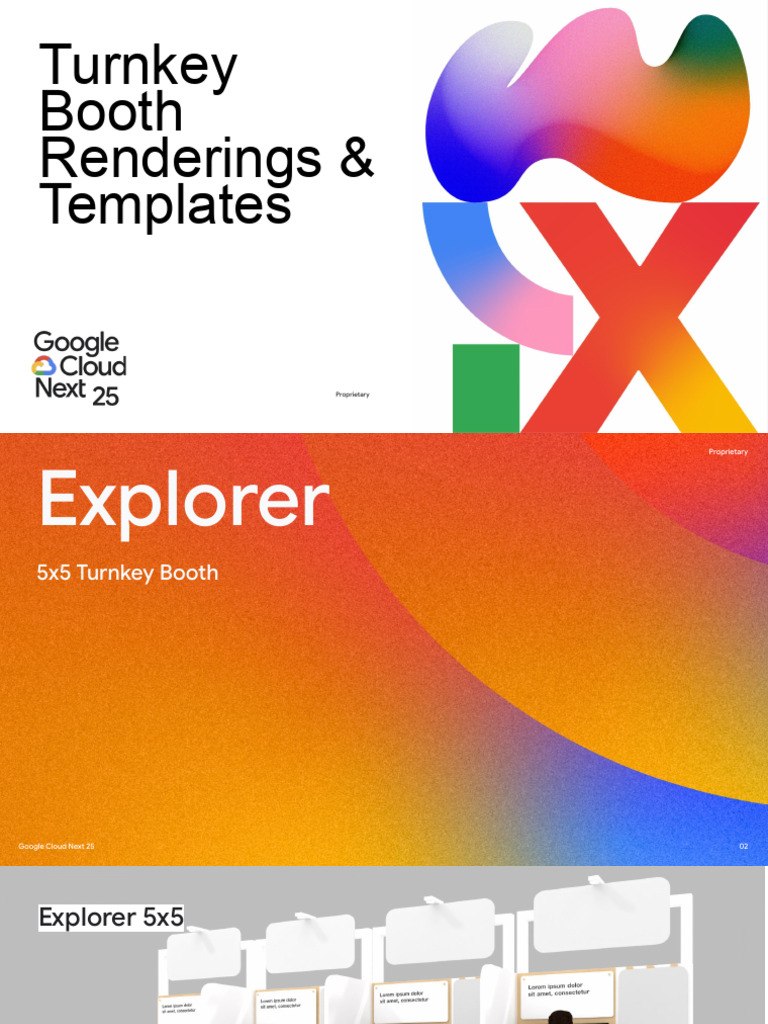 Next 25 - Explorer Turnkey Booth Rendering Templates | PDF | Adobe ...