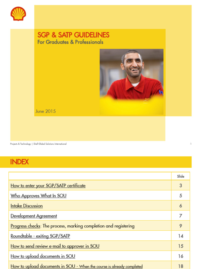 SGP and SATP Guidelines For Graduates and XPs | PDF | Computing | Software