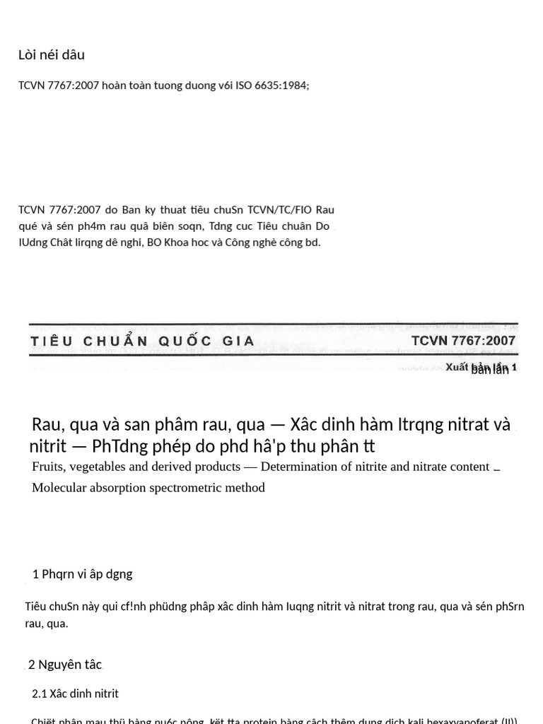 Van Ban GocTCVN - QCVN So TCVN 7767 - 2007 (ISO 6635 - 1984) Ngay 10-03 ...