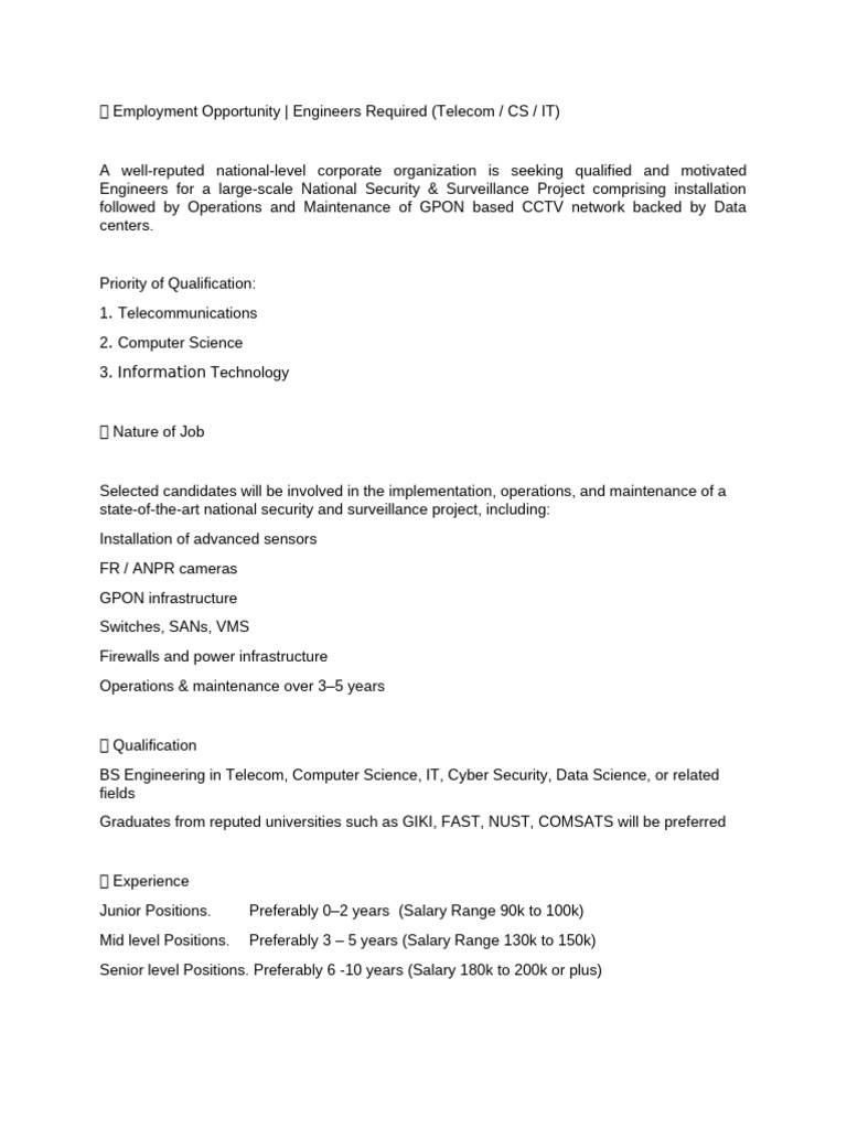 Ad For Engineers v2 | PDF | Information And Communications Technology ...