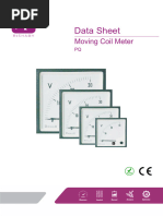 DEIF EQ Series Meter Data Sheet | PDF | Alternating Current | Electricity