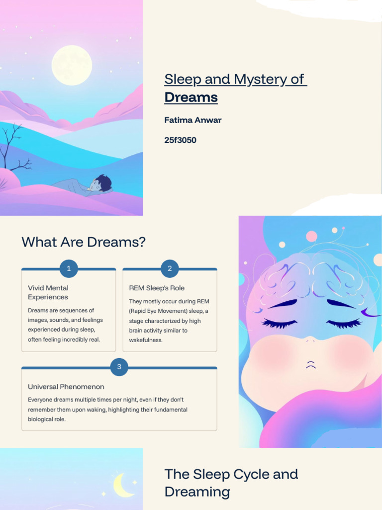 Sleep and Dreams Mystery | PDF | Sleep | Rapid Eye Movement Sleep