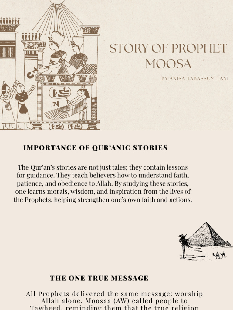 Story of Prophet Mosses | PDF | Prophets And Messengers In Islam | Prophet